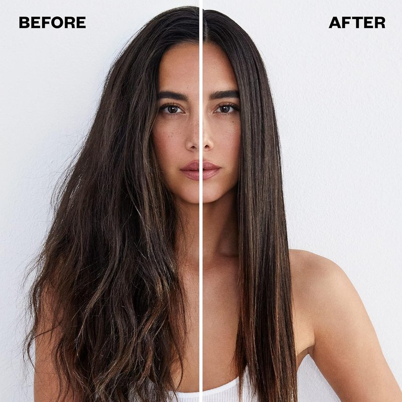 IGK Good Behavior Spirulina Protein Smoothing Blowout Balm - Anti-Frizz Heat Protectant & Styling Cream for Sleek Hair