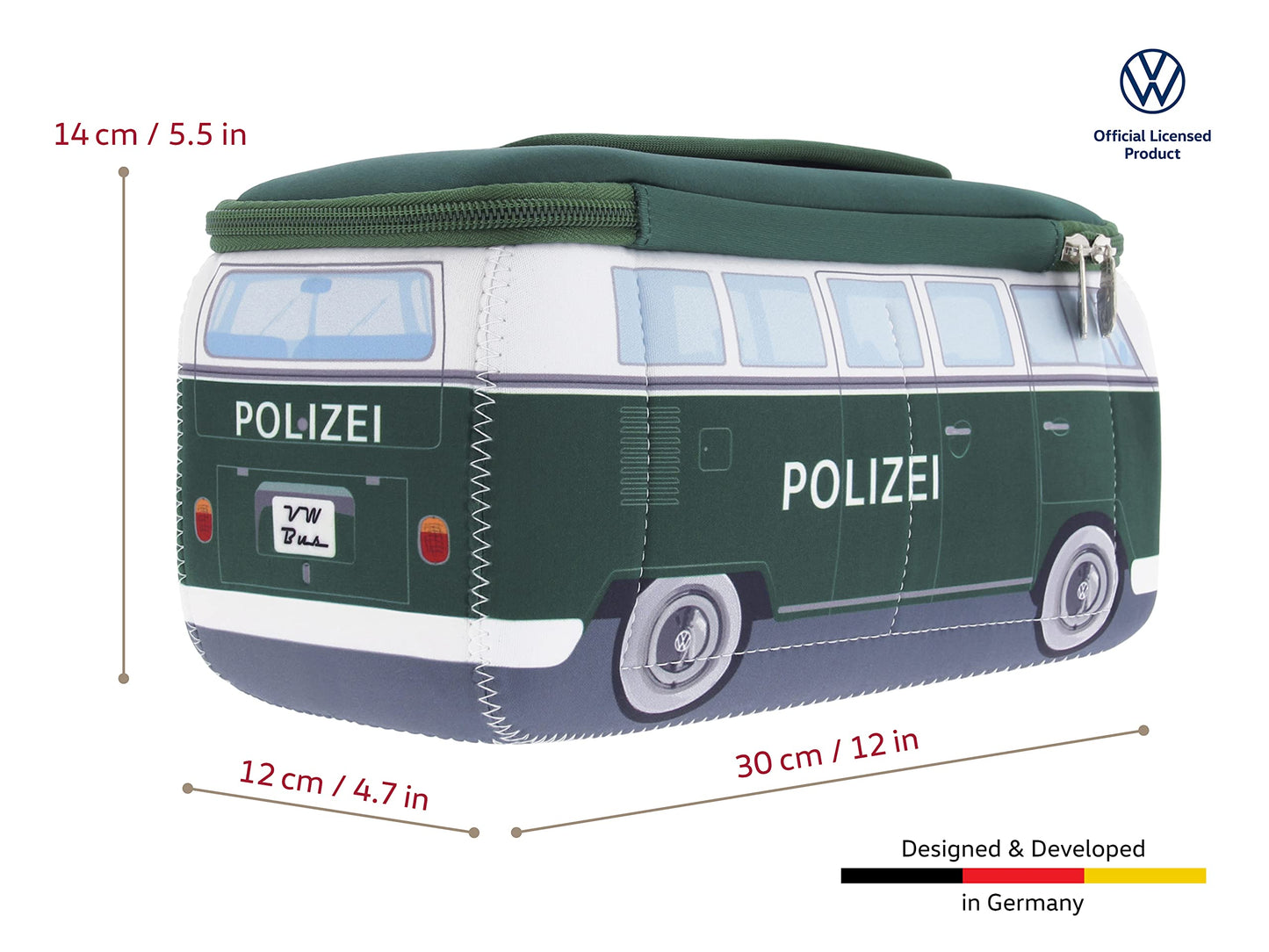 BRISA VW Collection - T1 Bus Camper Toiletry Bag Cosmetic Case
