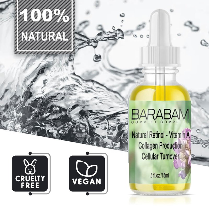 Organic Bakuchiol Face Serum - Natural Retinol Alternative with Squalane & Moringa Oil | Anti-Aging Moisturizer for Sensitive Skin