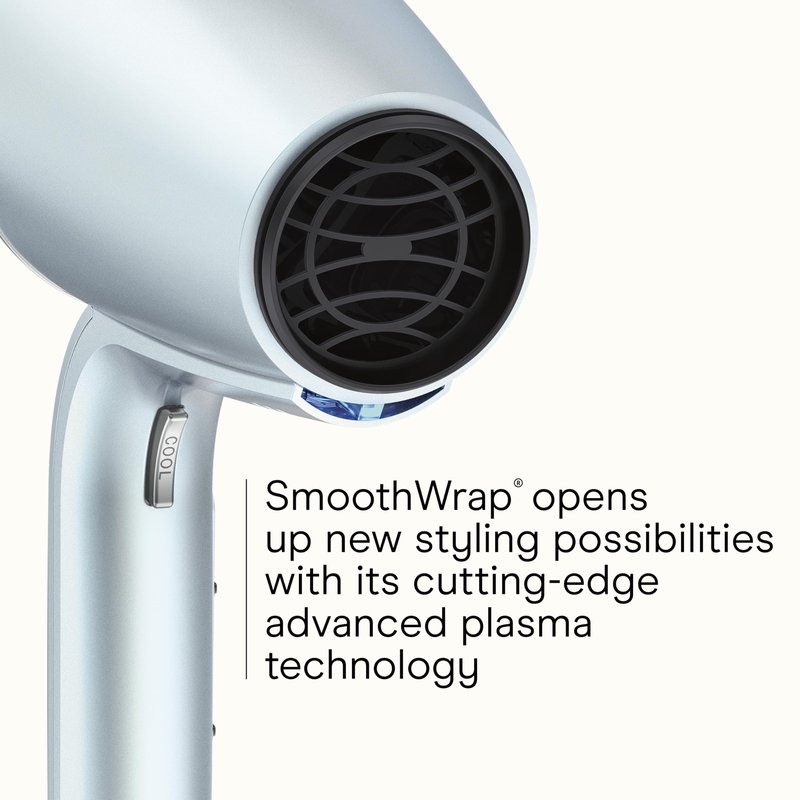 INFINITI PRO CONAIR SmoothWrap Hair Dryer, Blow Dryer with Diffuser and Concentrator Attachments, Advanced Plasma and Ceramic Technology for Less Frizz, More Volume and Body, Mint