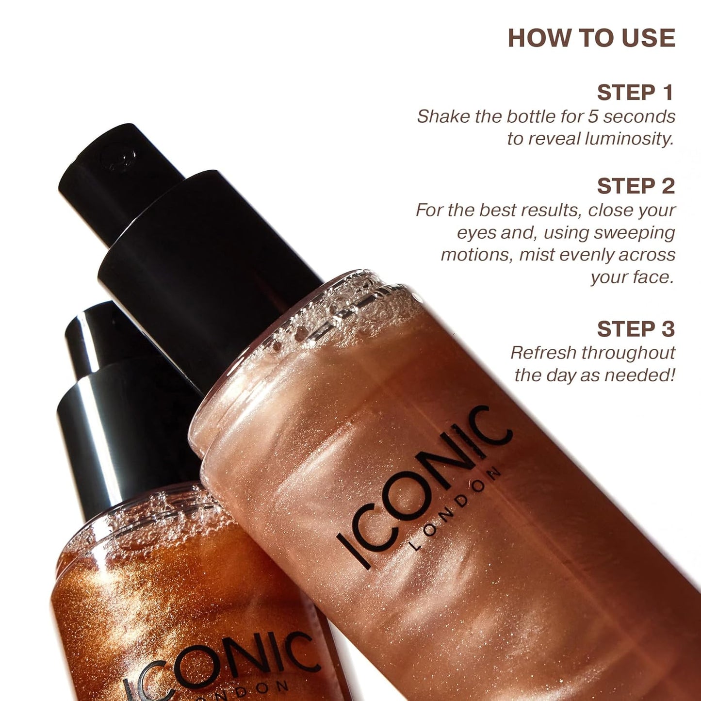 Prep-Set-Glow Hydrating Setting Spray - 3-in-1 Formula for Dewy Radiance | 3.3 oz