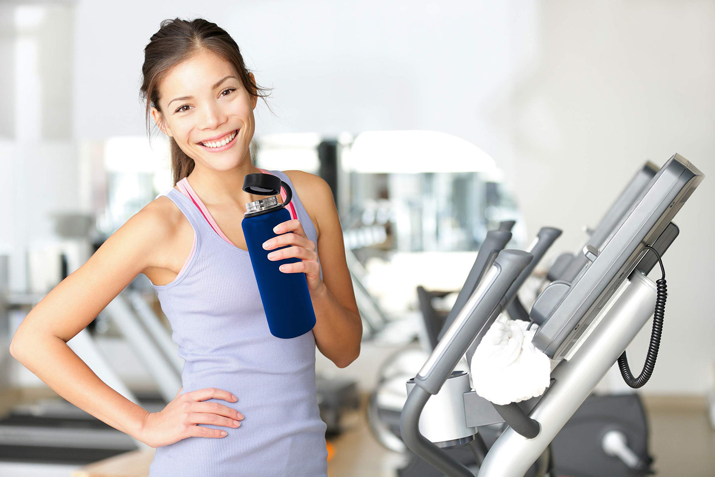 Tahoe Trails 12 oz Double Wall Vacuum Insulated Stainless Steel Water Bottle, Royal Blue