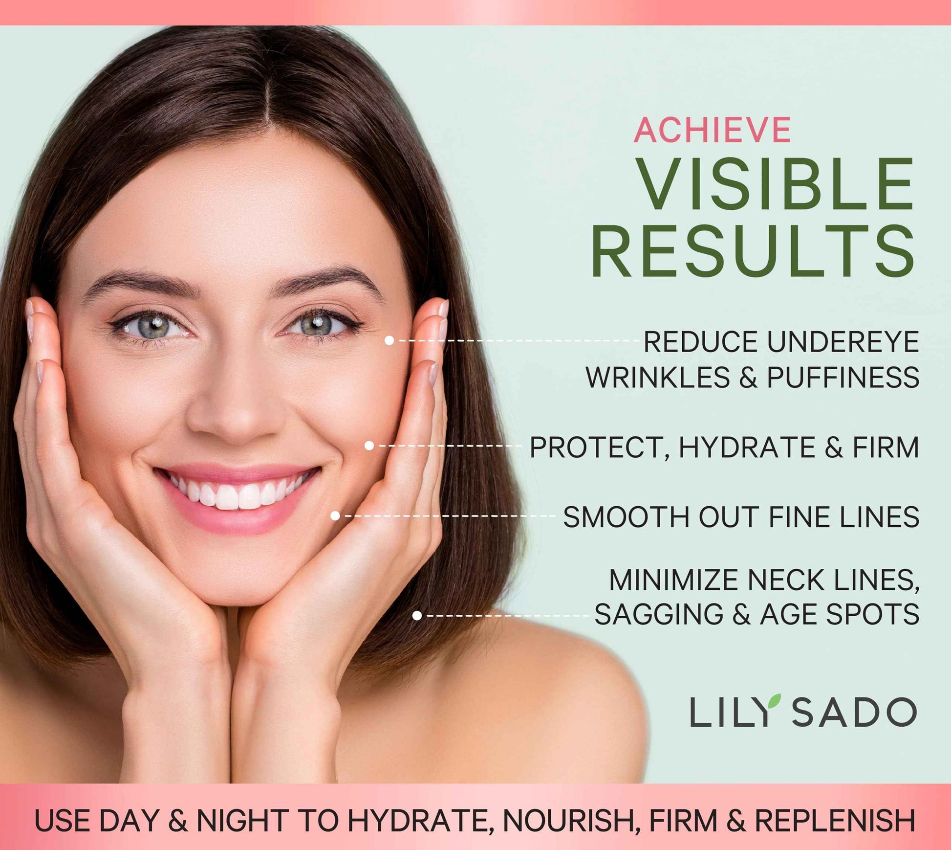 LILY SADO Rose Berry Pink Clay Mask w Rose Water & Fresh Berries - White Tea & Jojoba Beads Gently Exfoliate, Balance & Purify to Prevent Acne & Blackheads - 4 oz