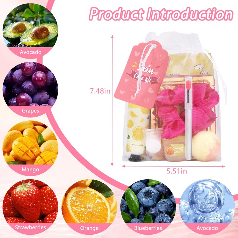 Jutqut 88PCS SPA Party Supplies for Girls, Under Eye Patches, Facial Masks, Lip Mask & Balm, Hand Cream, Foot Bath Bombs, Compressed Towel, Hair Band, Bulk Birthday & Sleepover Party Kit