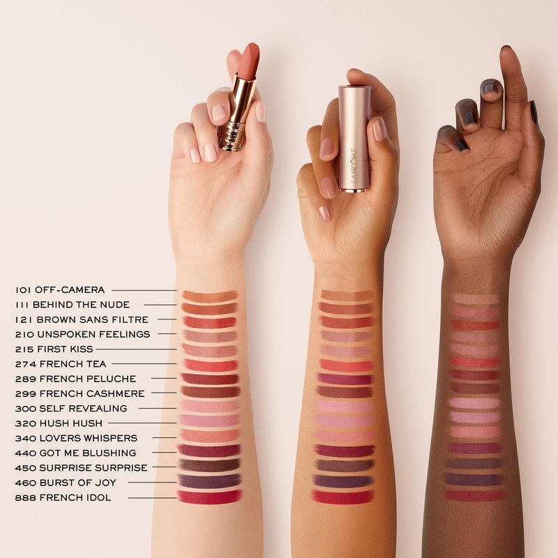 Lancôme L'Absolu Rouge Intimatte Hydrating Matte Lipstick - Buildable & Lightweight Formula with a Soft Matte Finish - Up To 24HR Comfort - 210 Unspoken Feelings