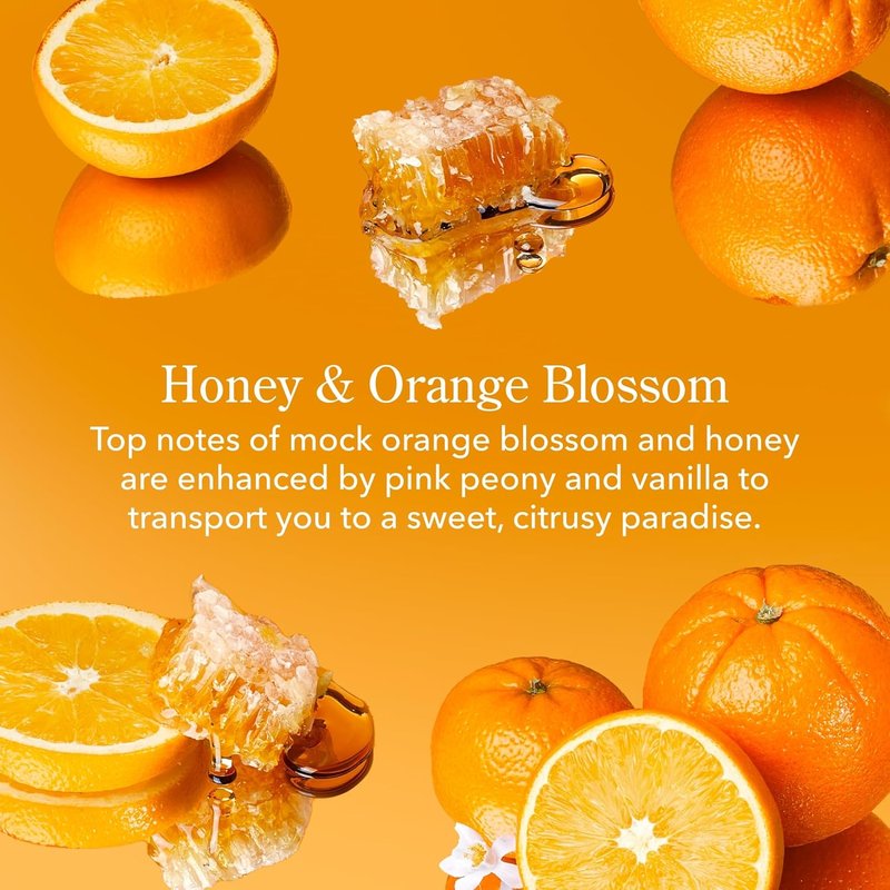 Beekman 1802 Honey & Orange Blossom Bodycare Minis | Set of 3 Scented Hydrating Essentials for Sensitive Skin