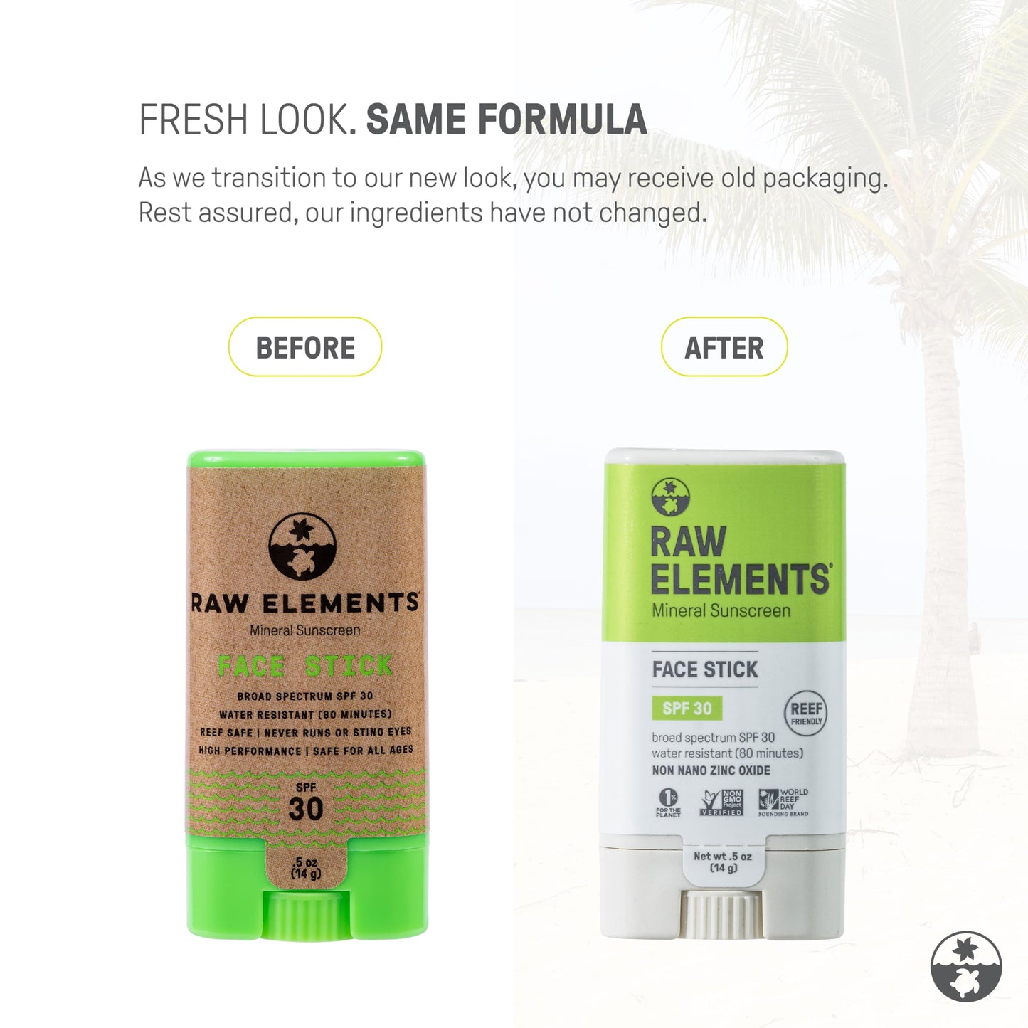 Raw Elements Eco Stick SPF 30+ Facestick