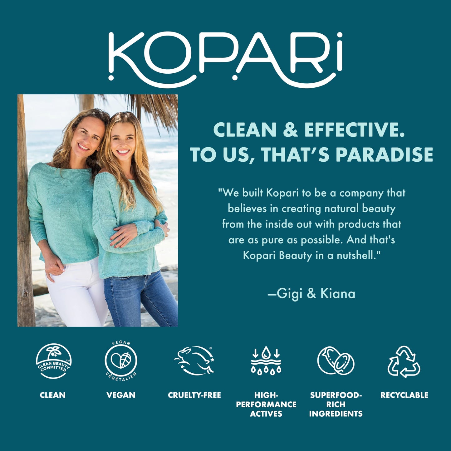 Kopari PURE PROTECT 100% Mineral Sunscreen Stick SPF 50+ Clear Zinc Oxide Face and Body Sunscreen with Hydrating Argan Oil, Shea Butter, Sheer Finish, Ultra-Portable, for Easy Reapplication