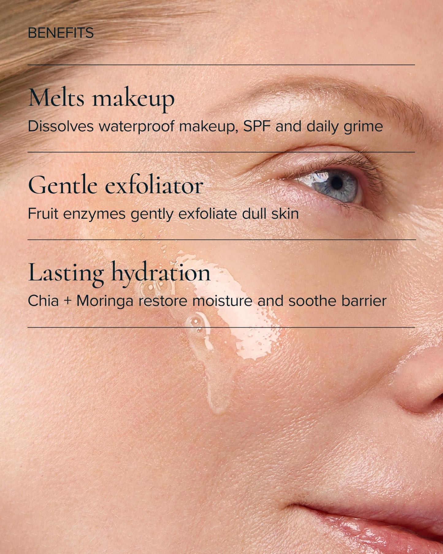 MARA Algae Enzyme Cleansing Oil – Gentle Makeup Remover with Fruit Enzymes, Marine Algae & Antioxidant Oils – Hydrating Face Cleanser for Pores, Sunscreen & Waterproof Makeup (4oz / 120mL)