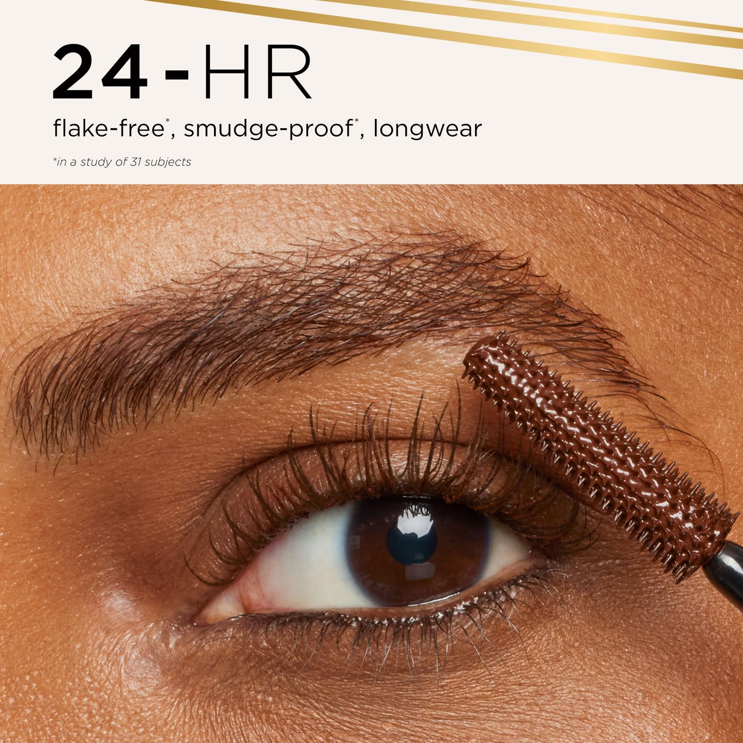 tarte tartelette XL tubing mascara – Lash Extensions in a Tube with Peptide, Extra-Bold Buildable Length & Volume, Smudge-Proof Longwear, Easy-to-Remove, Vegan & Cruelty-Free, full size, brown