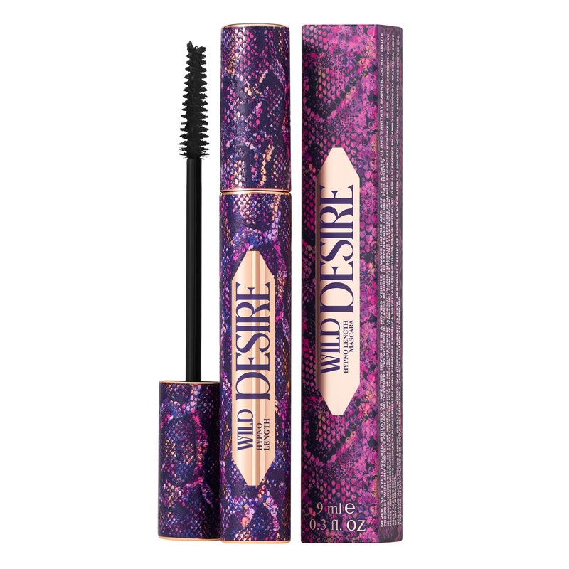 SELESTIA BEAUTY Black Volumizing & Lengthening Mascara Wild Desire – Cone-Shaped Brush for Smooth Application & Hypno Length – Long-Lasting Formula, Clump & Flake Free – 0.34 fl.oz. - Made in Italy