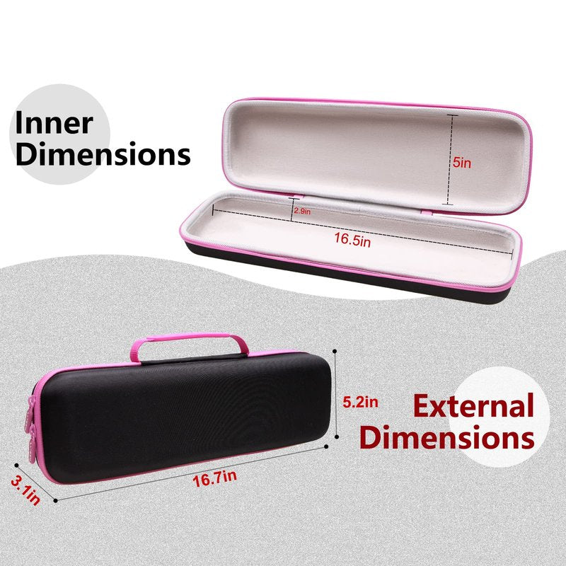 LTGEM EVA Hard Case for Revlon One Step Root Booster Round Brush Dryer and Hair Styler - Travel Protective Carrying Storage Bag