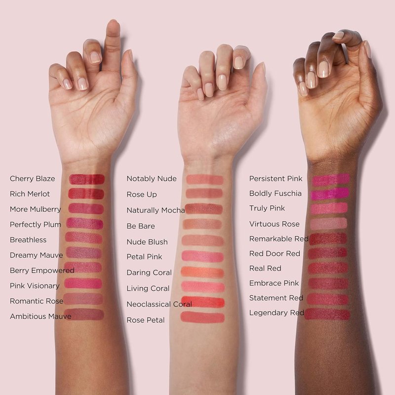 Elizabeth Arden Lipstick - Enriched Lip Color with Ceramide Complex, Vitamin E & Maracuja Oil | Long-Lasting Hydration