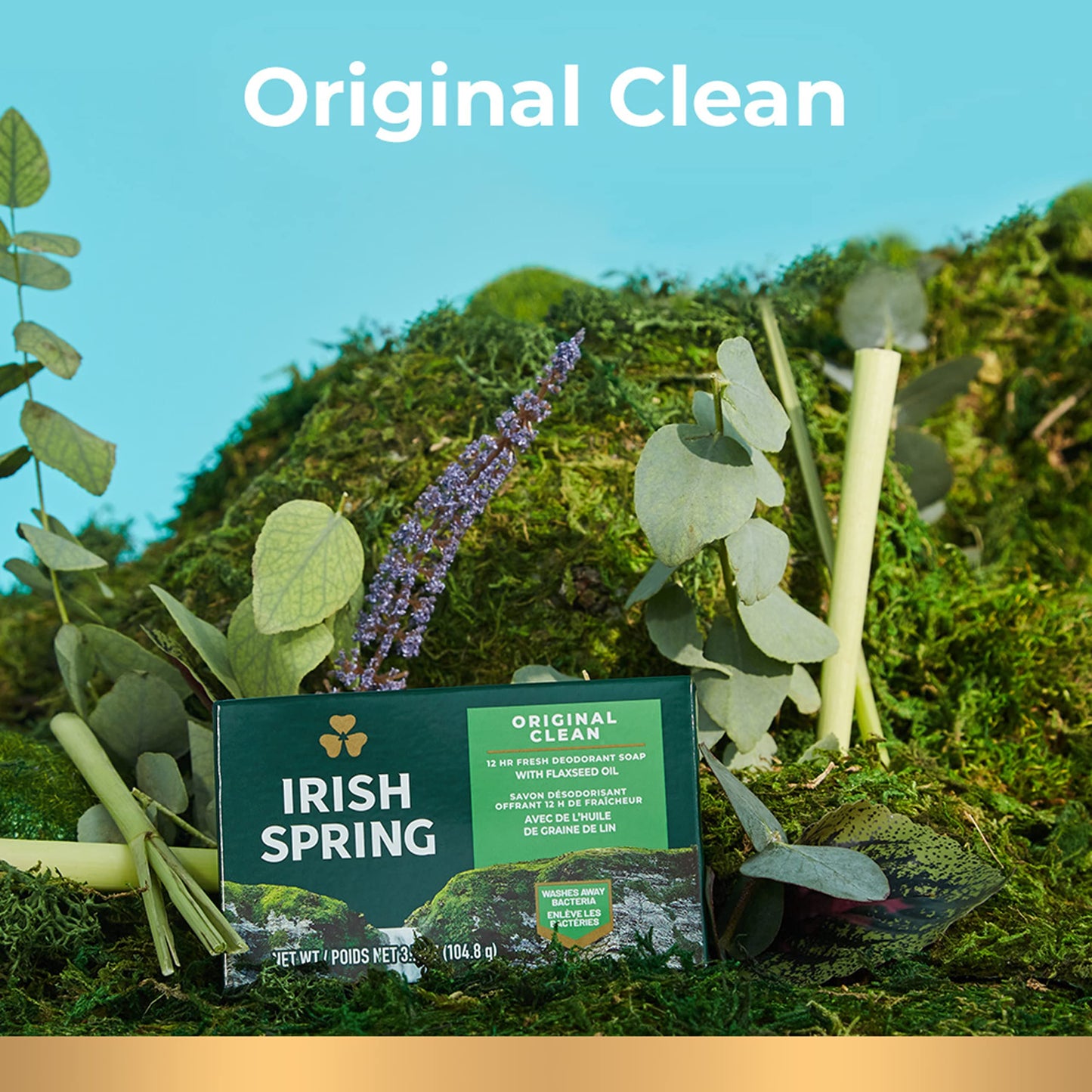 Irish Spring Original and Icy Blast Bar Soap Bundles, 3.7 Ounce Bars, Packs of 8 and 24