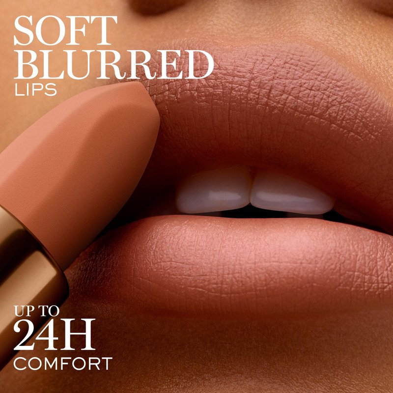 Lancôme L'Absolu Rouge Intimatte Hydrating Matte Lipstick - Buildable & Lightweight Formula with a Soft Matte Finish - Up To 24HR Comfort - 210 Unspoken Feelings