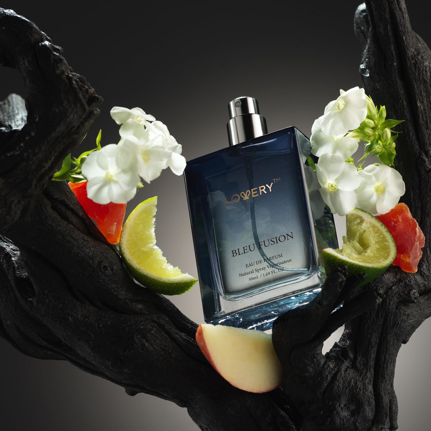 Blue Fusion Perfume for Men, Mens Cologne Set 4 in 1 Perfume Set & Colognes Gift Set - 4 Piece Parfum, Antiperspirant Deodorant Stick, Body Lotion, Cologne - Masculine Birthday Gifts Perfumes for Men