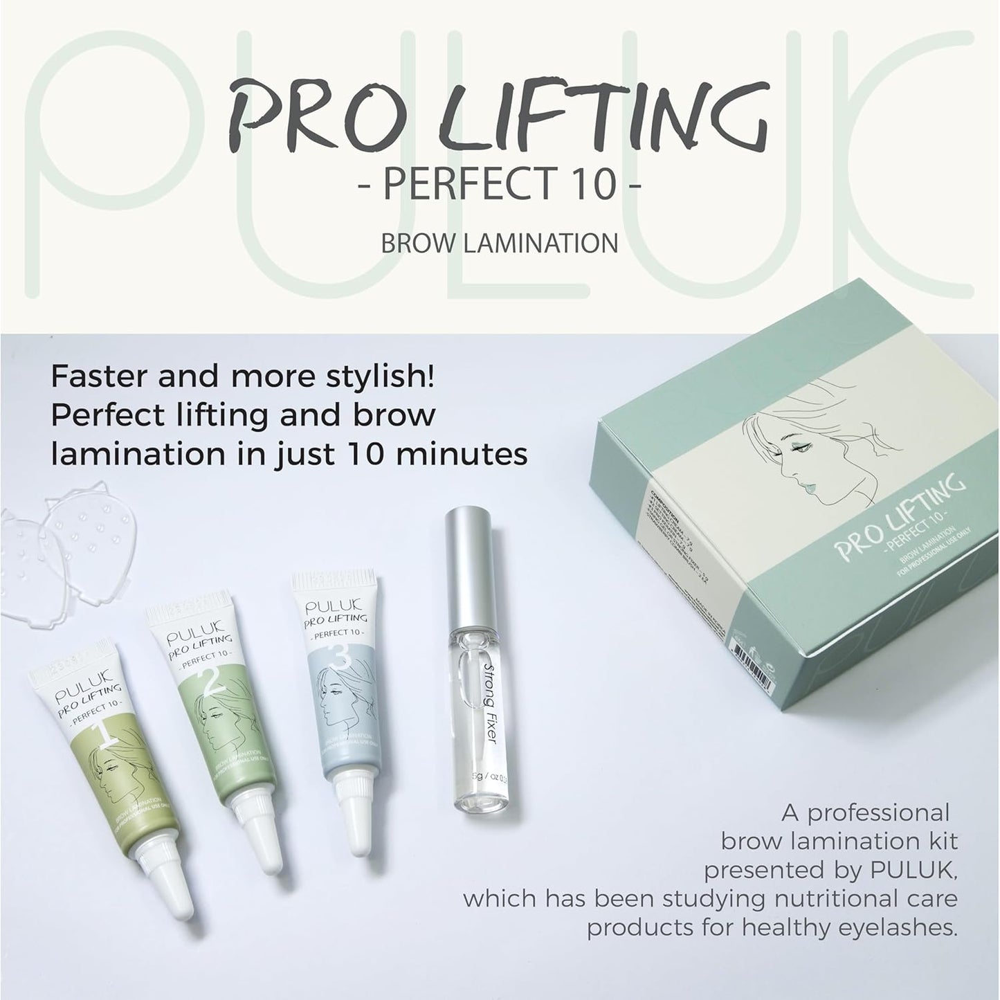 Brow Lamination Kit - Professional Semi-Permanent Brow Lifting Perm | Easy Application