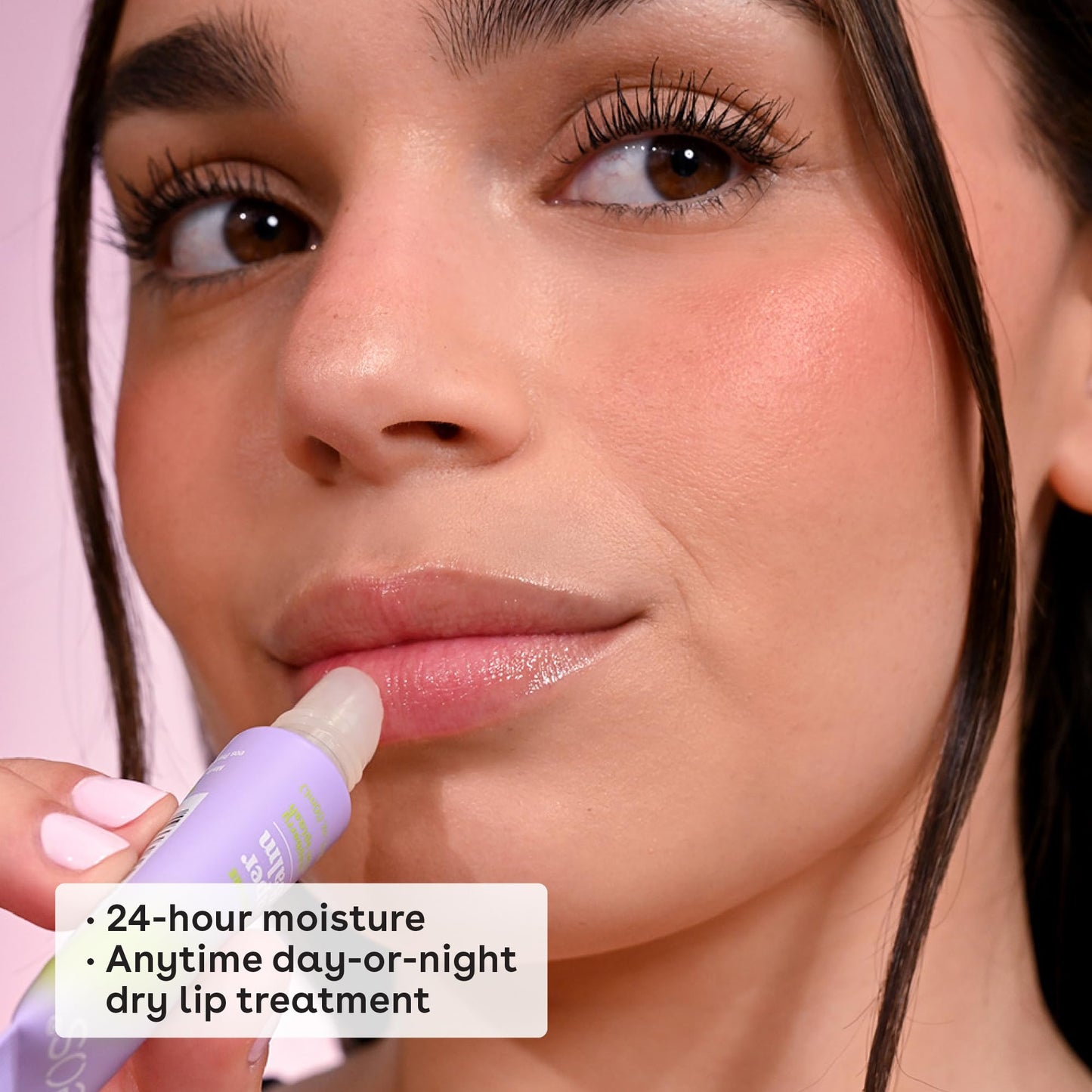 eos 24H Moisture Super Balm - Watermelon Frosé, Day or Night Lip Treatment, Made for Sensitive Skin, Lip Balms & Moisturizers, 0.35 fl oz