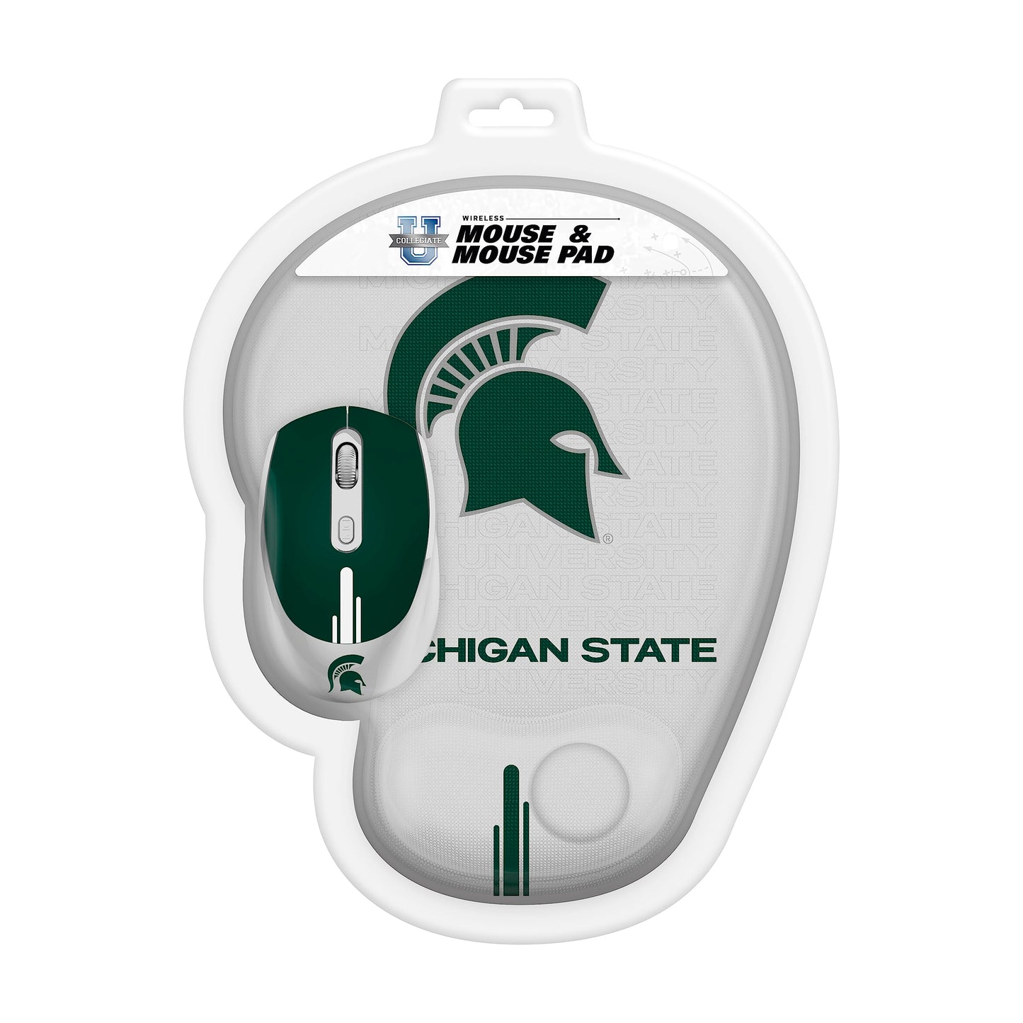 SOAR NCAA Mouse and Mouse Pad, Michigan State Spartans