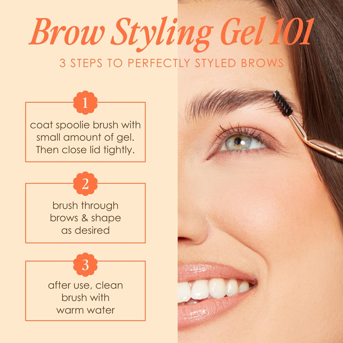 Grande Cosmetics Brow Lamination Gel - DIY Eyebrow Lamination - Shapes, Sculpts & Sets With 12-Hour Hold - Conditions & Nourishes For Healthier Looking Brows