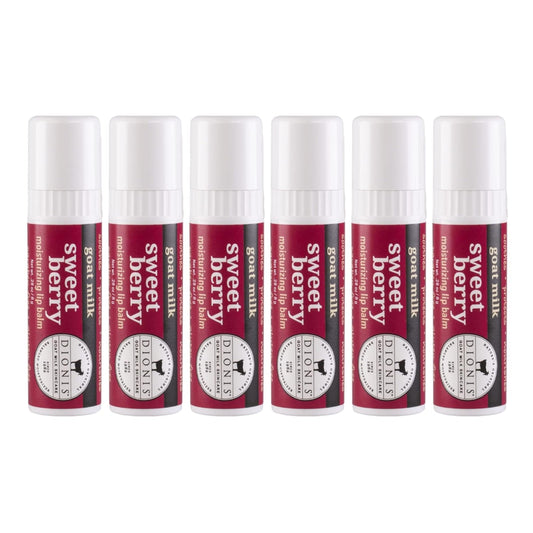 Dionis Goat Milk Lip Balm Sweet Berry 0.28oz (Pack of 6)