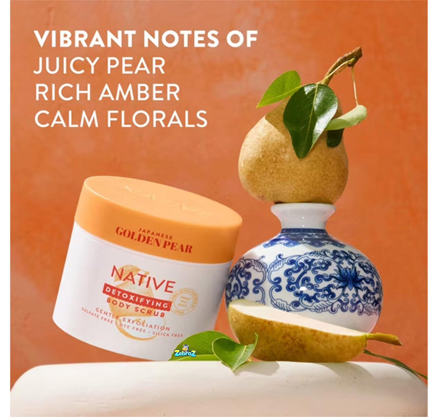 Native Passport Limited Edition Global Flavors Scrub - Japanese Golden Pear - 12oz - Pack Of 02