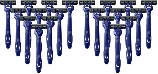 Harry's Disposable Razors for Men - 10 Count - 3-Blade Men's Razors for Travel and On-the-Go Convenience (Pack of 2)