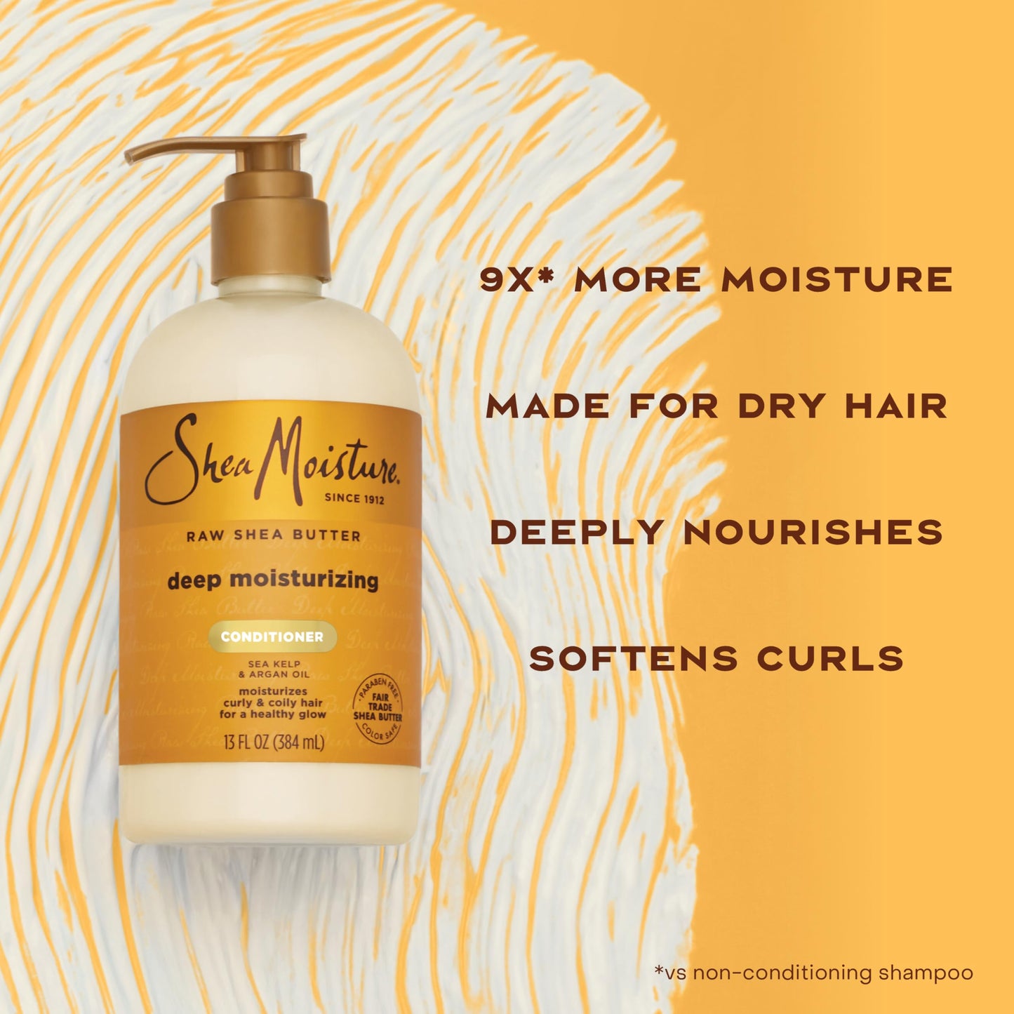 Shea Moisture Conditioner For Curly Hair Raw Shea Butter Restorative Deep Moisturizing Conditioner 13 Oz