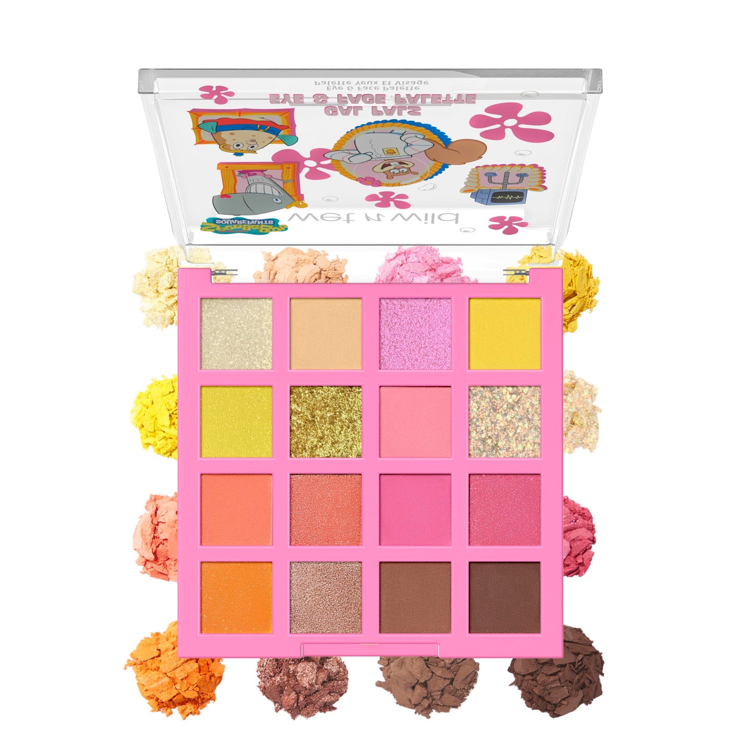 wet n wild Spongebob Eye & Face Palette - Gal Pals