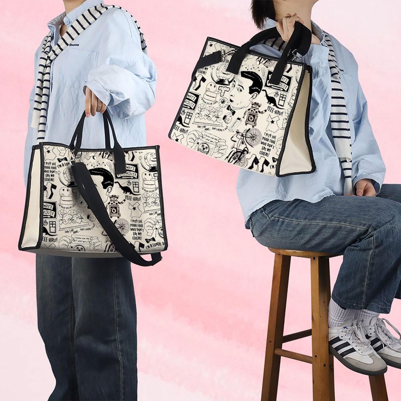 MNIGIU P-ee Herman Playhouse Tote Bag P-ee Herman Fan Gift P-ee Herman Merchandise (PlayTB)