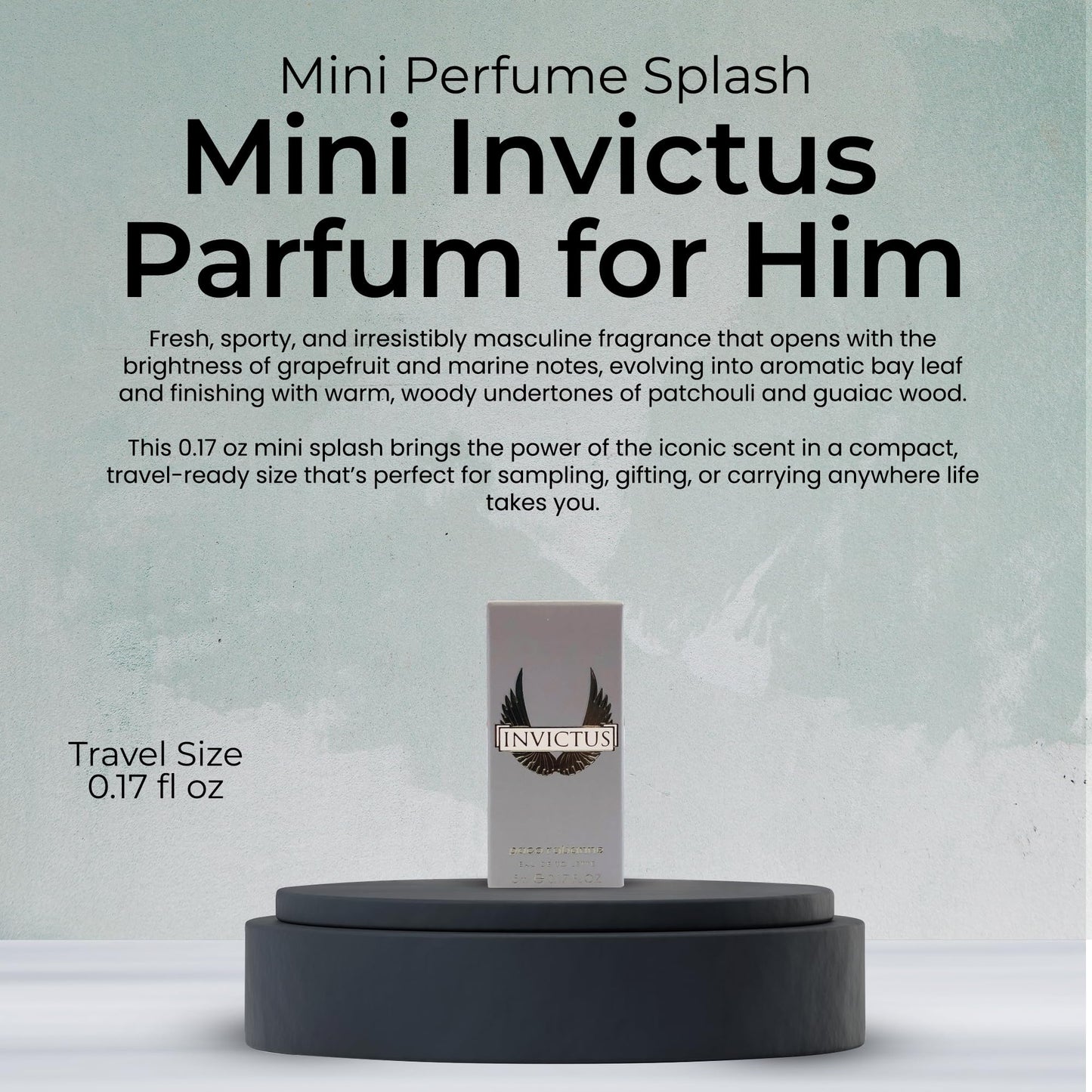 Paco Rabanne Invictus Eau de Toilette for Men, 0.17 Fl Oz Mini/Splash