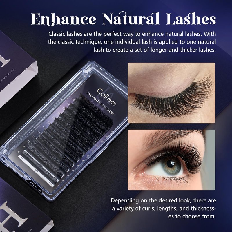 Eyelash Extensions 0.05mm CC Curl 12mm Mixed Flat Eyelash Extension Supplies Light Lashes Matte Individual Eyelashes Salon Use Black Mink False Lashes Mink Lashes Extensions (0.05-CC-12 MM)