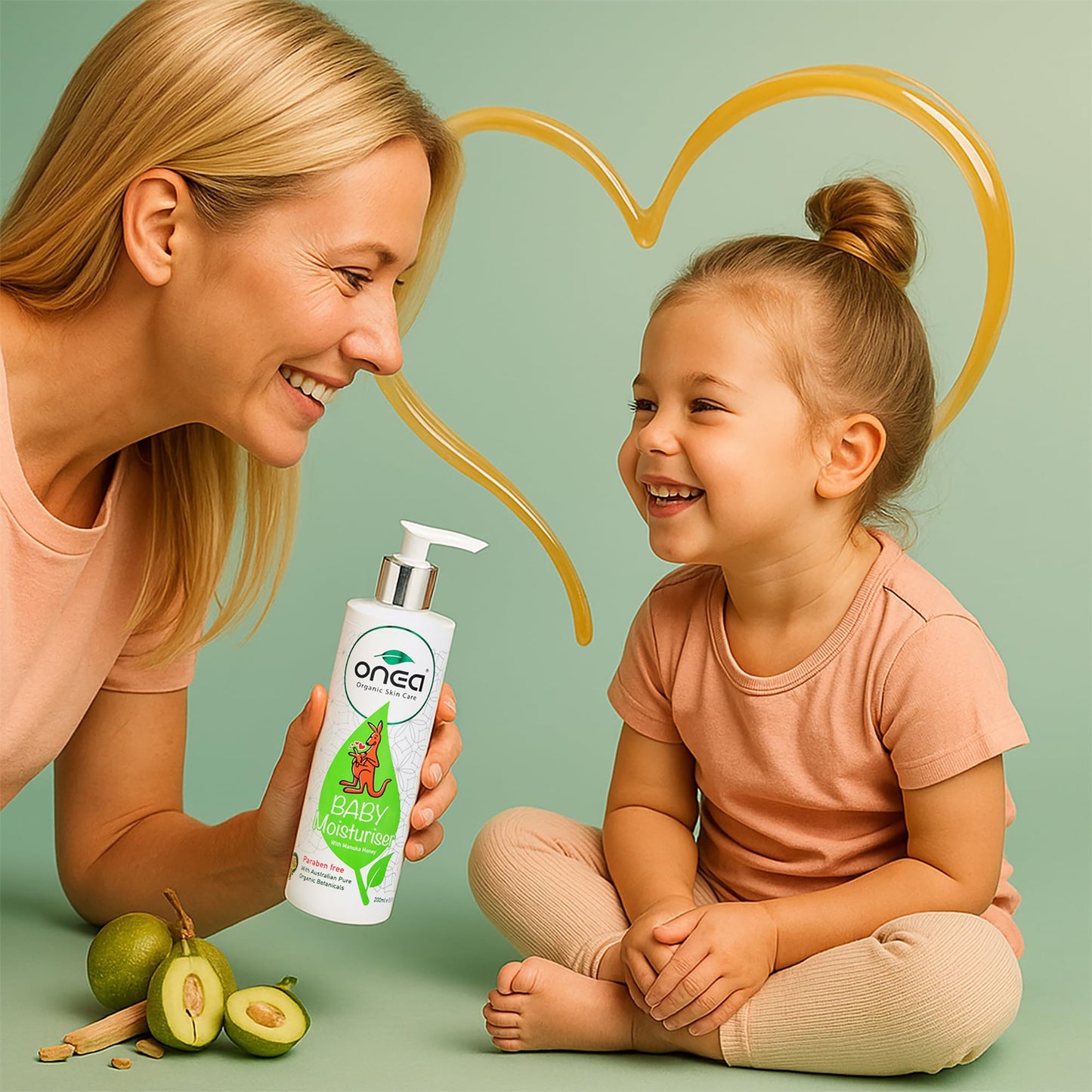 ONEA Baby Moisturizer - Natural Baby Lotion with Australian Manuka Honey, Vitamin E - Body Lotion to Relieve Irritation and Moisturize Skin - 6.8 oz