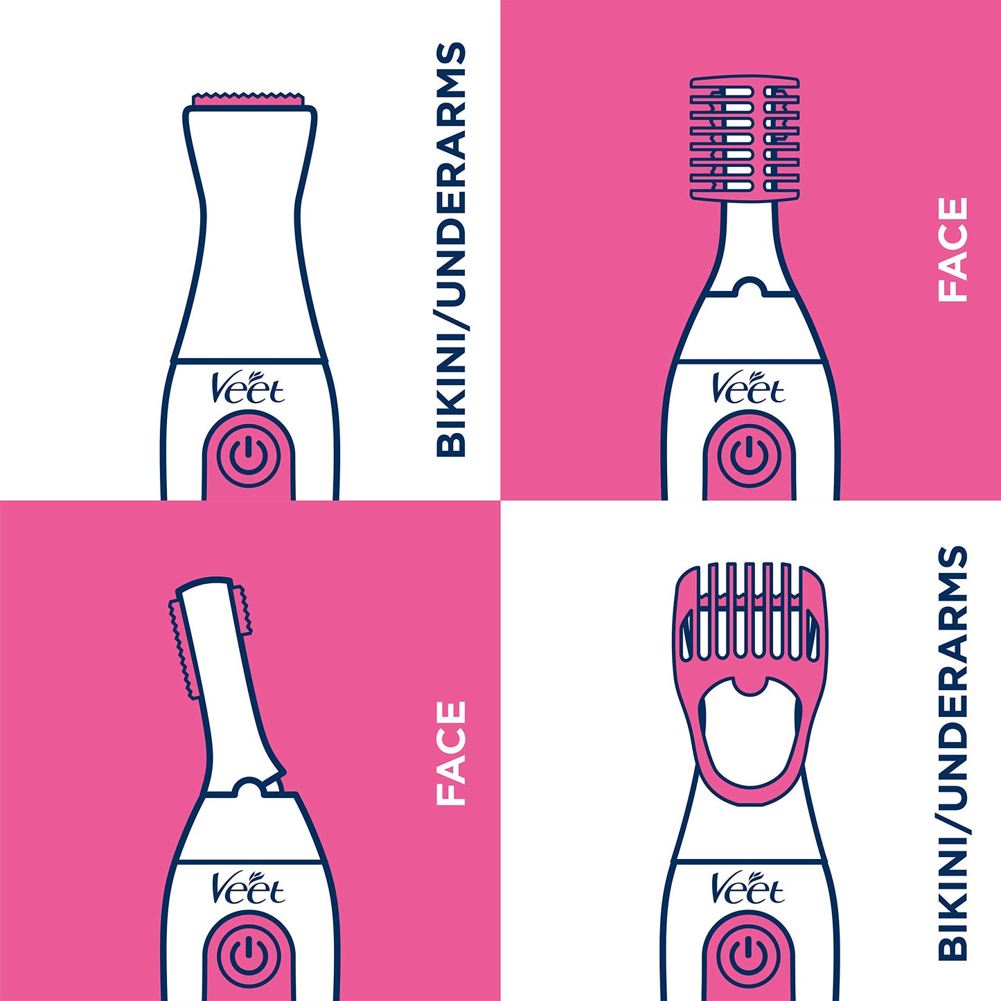 Veet Precision Trimmer White 2