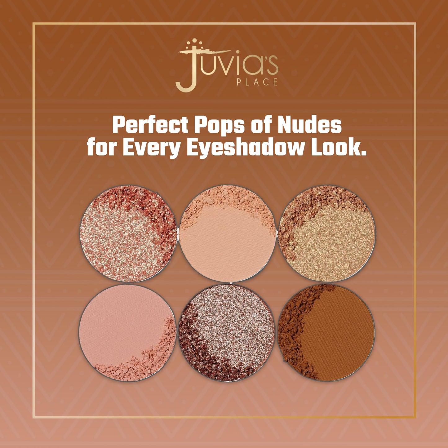 Juvia's Place Palette The Taupes - Nude Shades with Deep Browns, Shades of 6, Professional Eye Makeup, Pigmented Palette, Makeup Palette for Eye Color & Shine