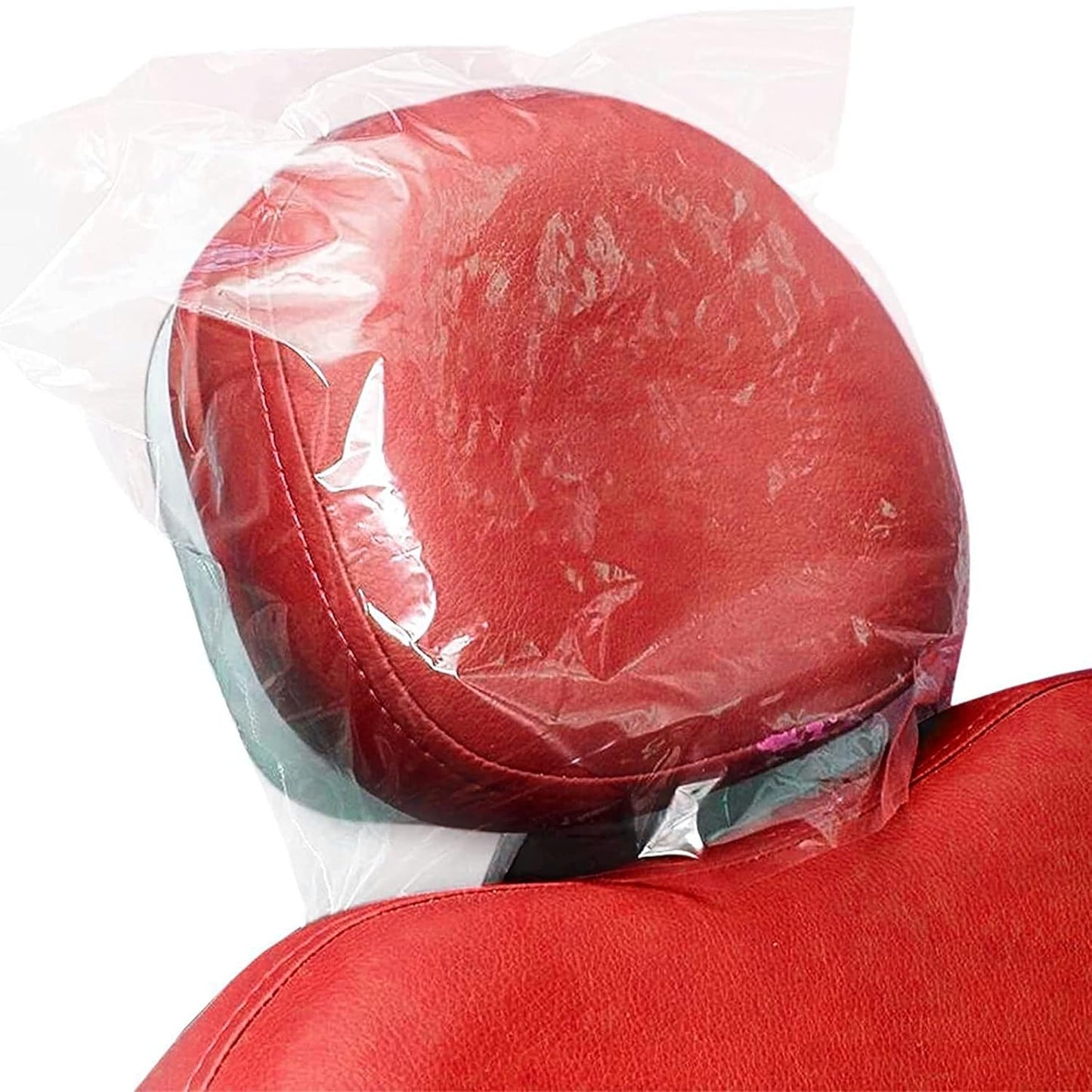 Disposable Dental Headrest Covers - X-Large Clear Plastic Sleeves for Tattoo & Dental Chairs | 14" x 10" | Pack of 250