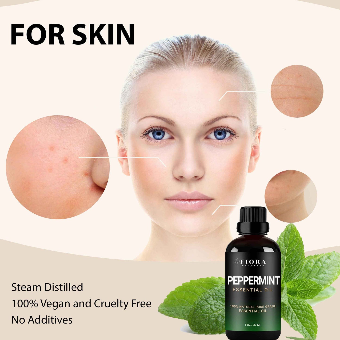 Fiora Naturals Tea Tree Oil & Peppermint Oil