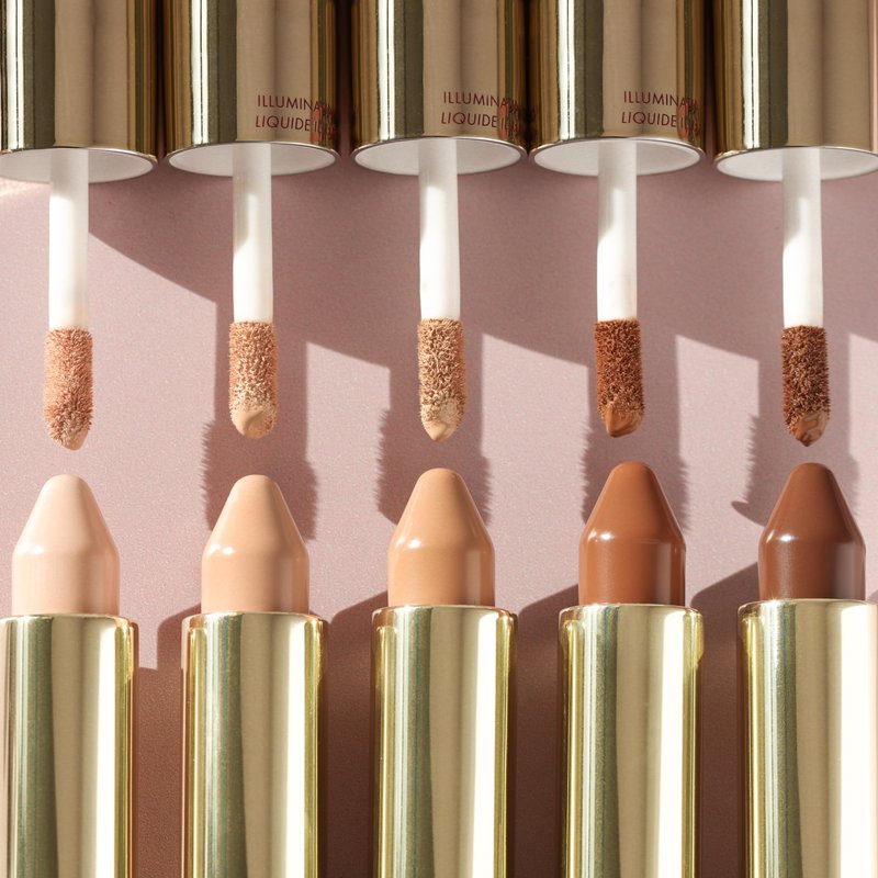 Wander Beauty Dualist Matte and Illuminating Concealer Makeup - Deep - Dual-Ended Matte & Liquid Concealer Stick - Full Coverage Formula to Brighten, Firm & Hydrates Under Eyes - 0.28 fl oz