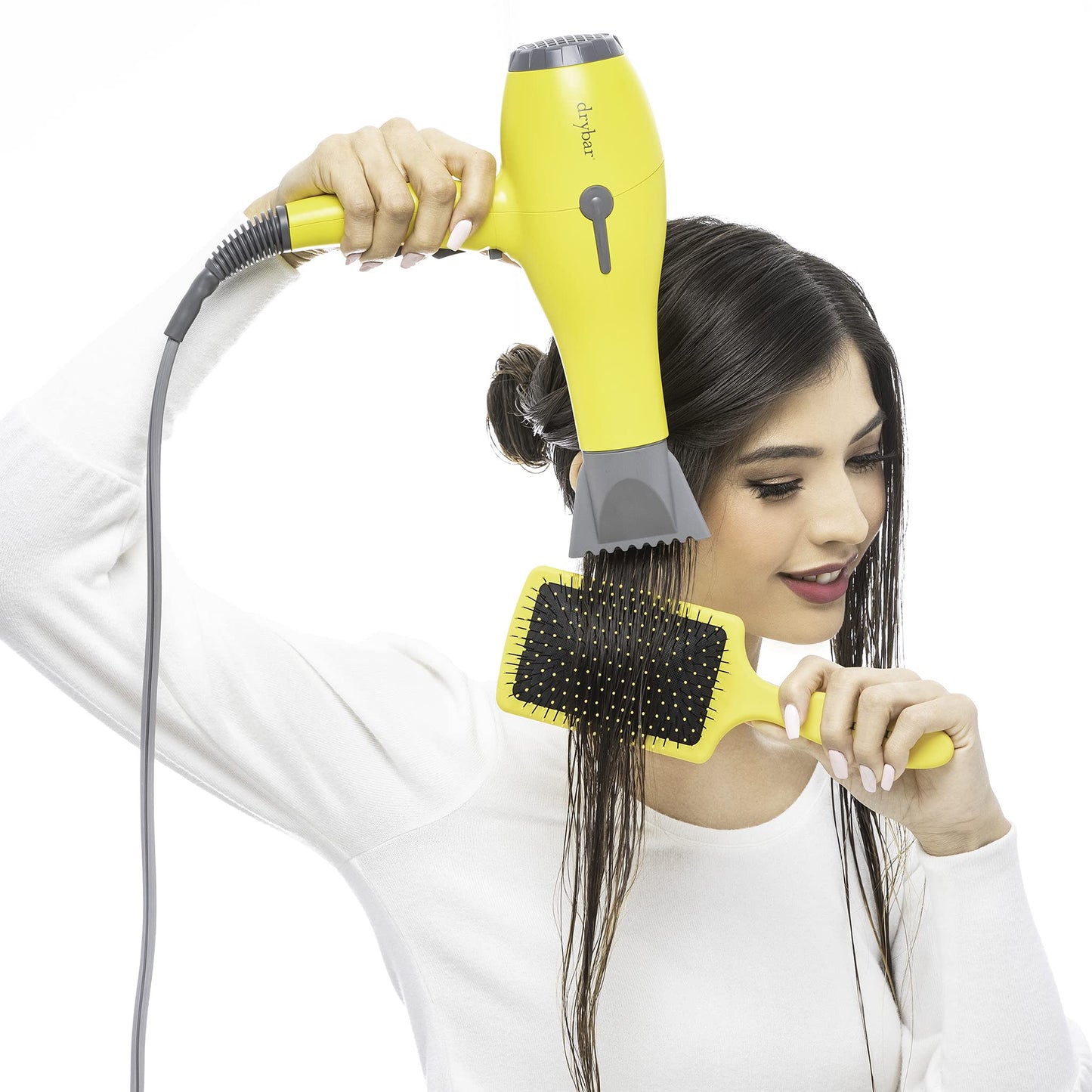 Drybar The Lemon Bar Paddle Brush, Yellow
