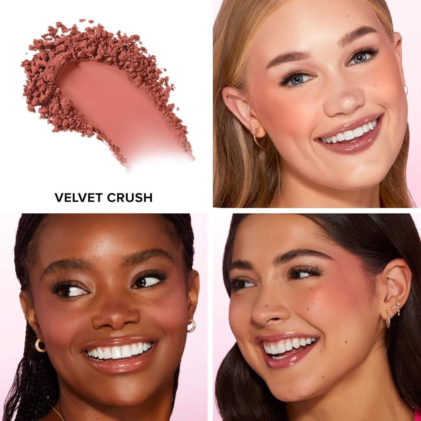 Too Faced Cloud Crush Blurring Blush - High-Pigment Velvety Powder for Cheeks | Vegan & Cruelty-Free