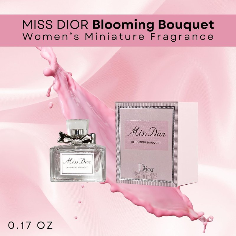 Miss Dior Blooming Bouquet Women's Travel Size EDT - 0.17 oz | Floral Fragrance