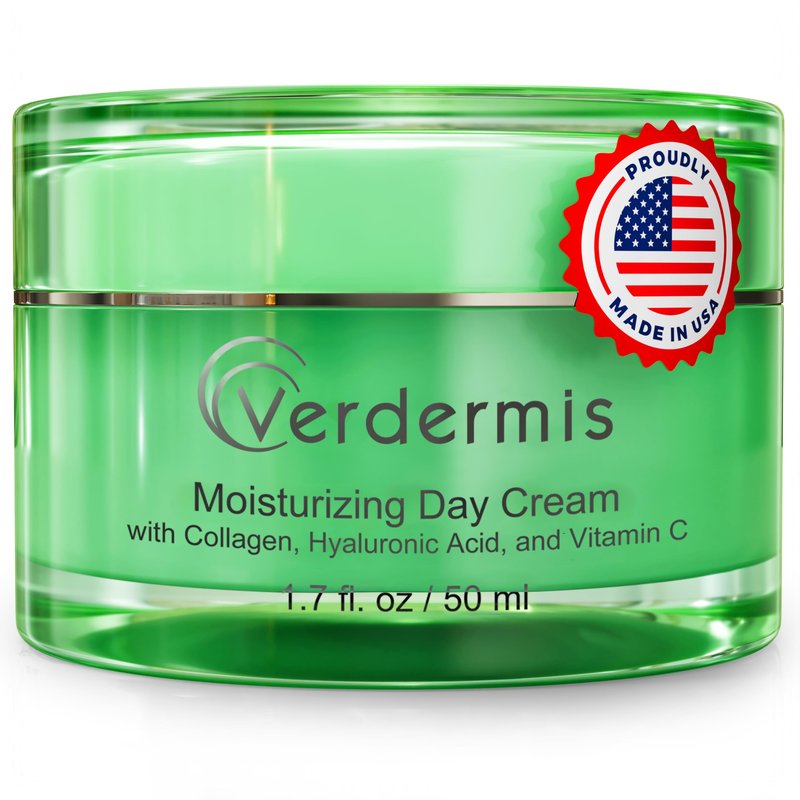 VERDERMIS Instant Face Lift Day Cream – Hyaluronic Acid Moisturizer with Retinol & Collagen, Daily Face Cream for Hydration, Firming & Skin Renewal, Made in USA