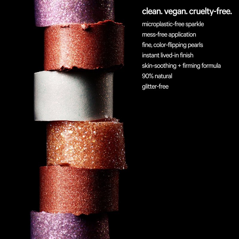 Milk Makeup Cooling Water Jelly Shimmer – Buildable Face + Body Highlighter Stick for Sheer Shimmery Glow – Long-Lasting, Hydrating, Glitter Free Formula – Boba (Violet Blue), 0.17oz