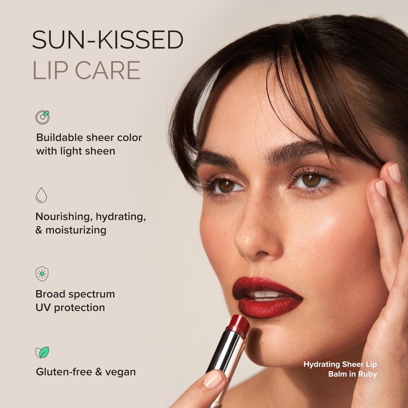MDSolarSciences Tinted Sheer Lip Balm SPF 30 | Hydrating Lip Sunscreen | Shea Butter, Jojoba & Avocado Oils | Moisturizing, Vegan, & Clean| 0.15 oz, Bare