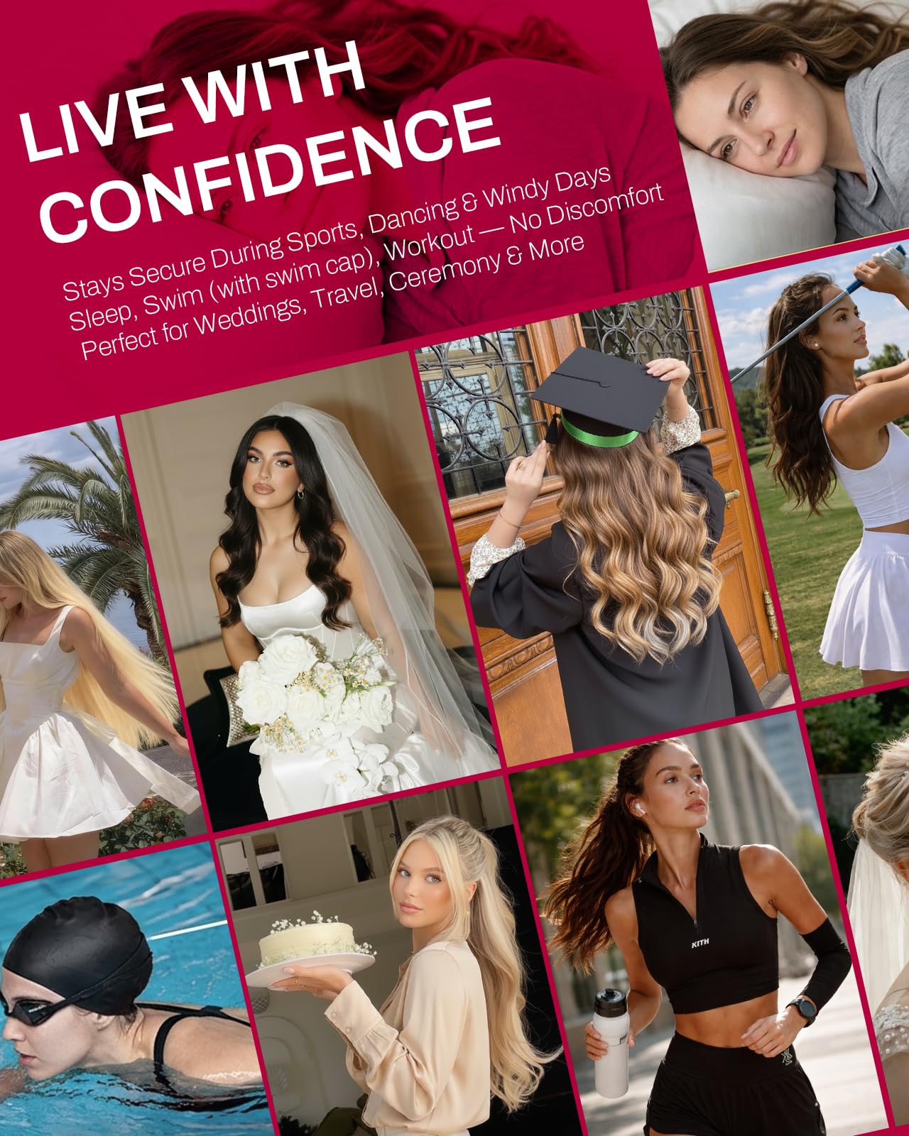 Moresoo Micro Link Hair Extensions Human Hair, Jet Black 22 Inch 50G,Microlink Extesnions Long Straight, Adds Length and Volume, for Fashion Women Photoshoot Party and Glam Looks