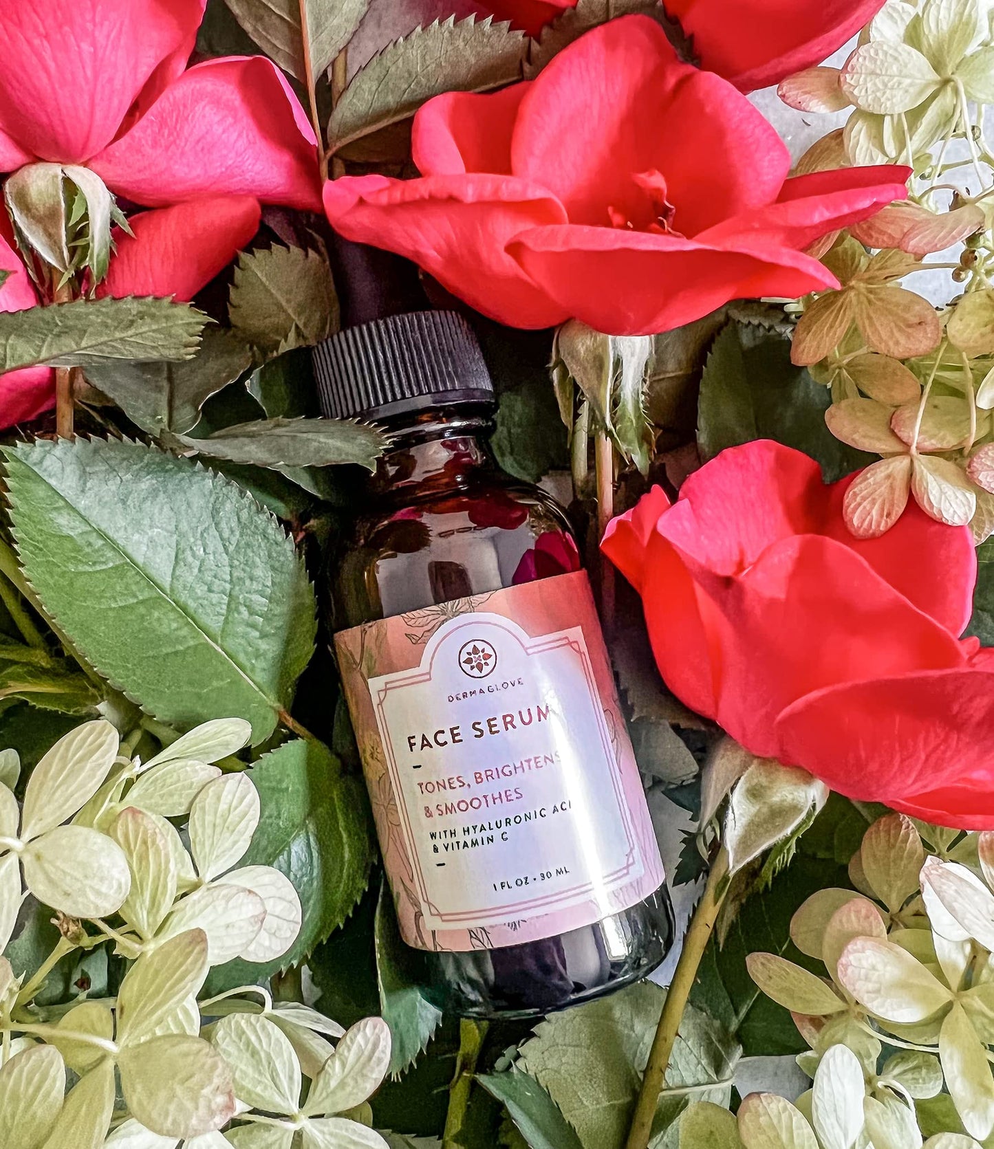 Face Serum - Brightening Serum with Vitamins A, C, & E, Hyaluronic Acid & Witch Hazel - 1 Fl Oz (Pack of 1)