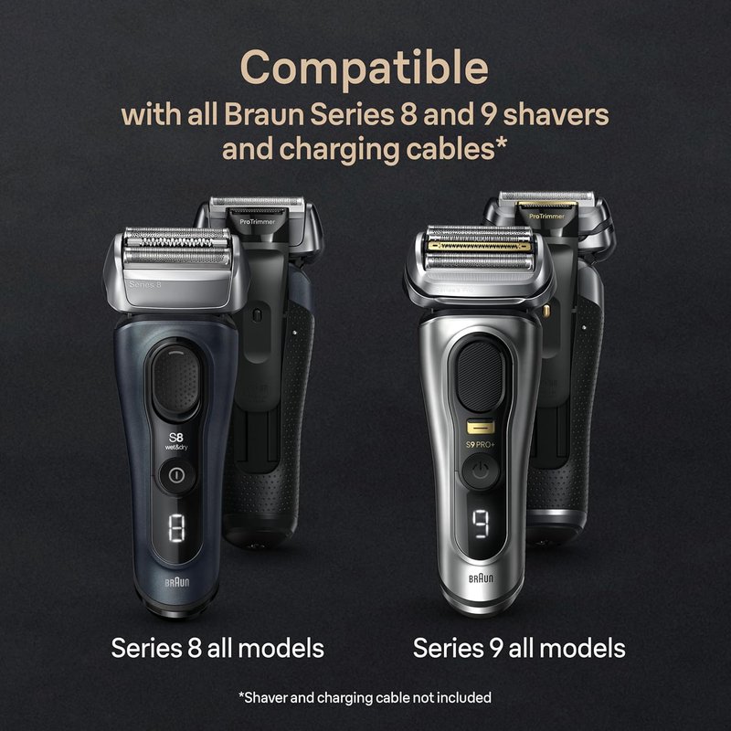 Braun Series 9 PRO+ Electric Razor for Men - 5 Pro Shaving Elements & SmartCare Center | Wet/Dry Shaver, 9597cc