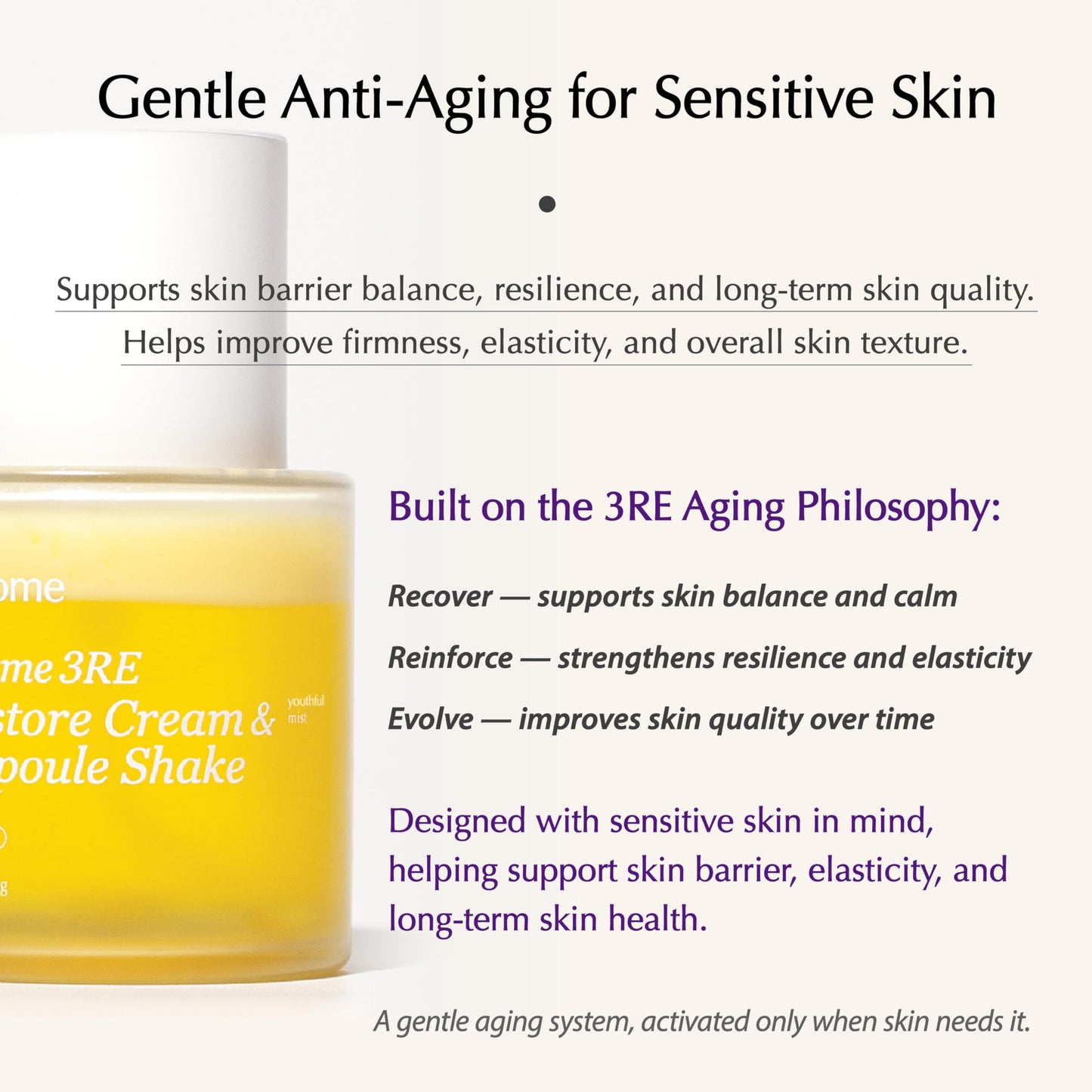 Gentle Anti-Aging Ampoule for Sensitive Skin, All-in-One with Bakuchiol & Exosome