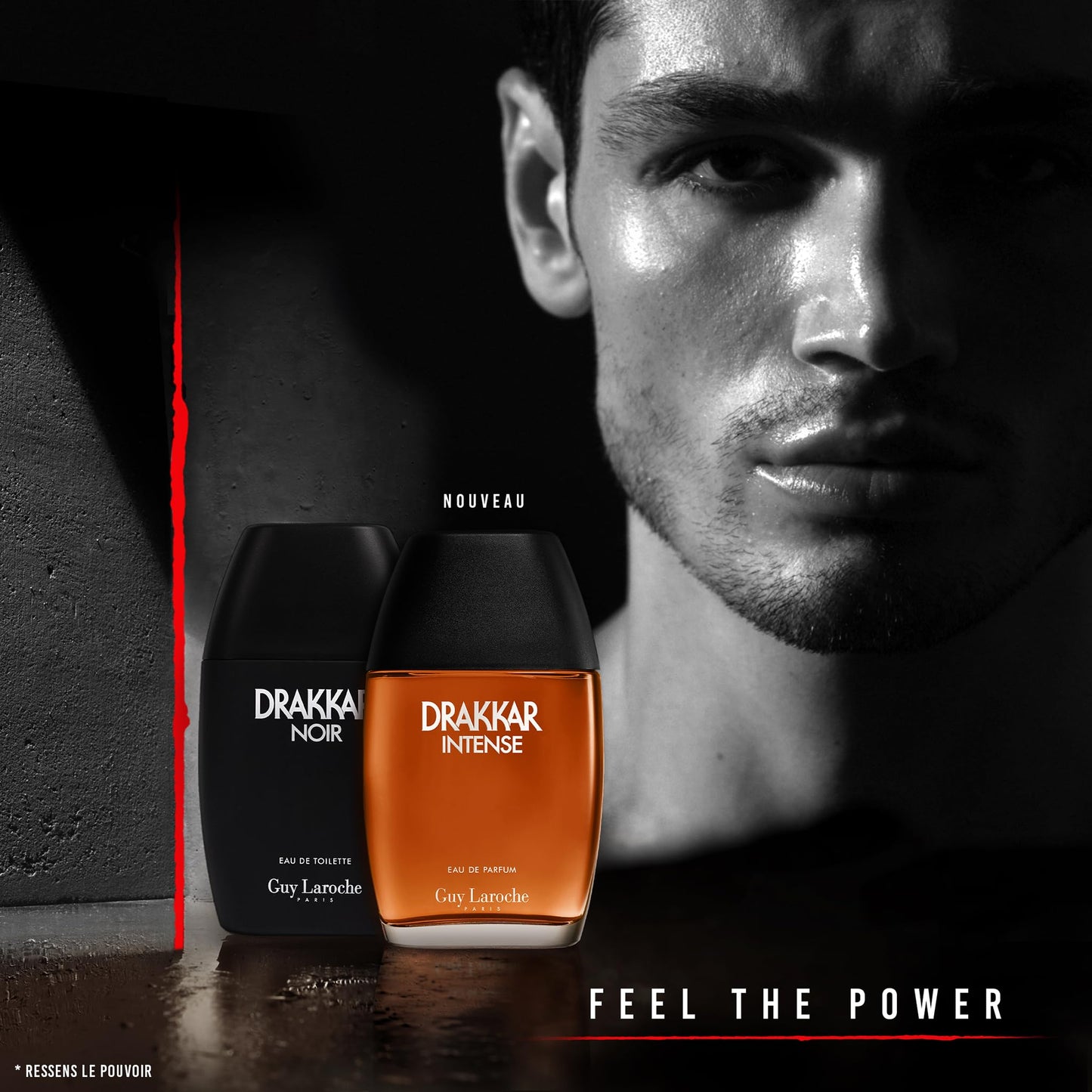 Guy Laroche Intense By Guy Laroche For Men, Bold and Powerful Masculine Fragrance with Deep Aromatic Spices and Woody Notes, Long Lasting Designer Eau de Parfum for Day and Evening Wear, 3.4 Fl. Oz.