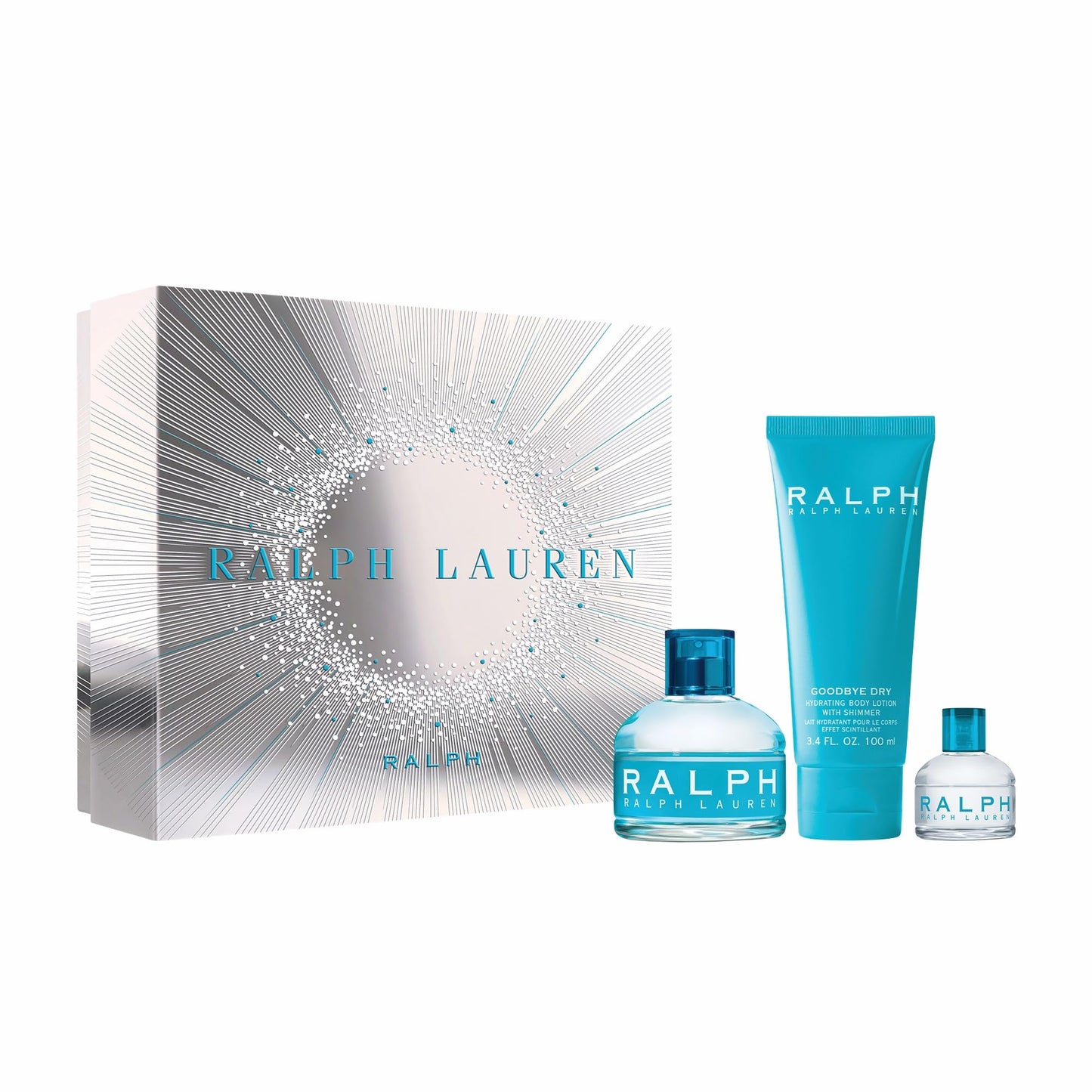 Ralph Lauren - Ralph Eau de Toilette - Women's Perfume Routine Set ($229 Value) - Contains Full Size Fragrance (3.4 Fl Oz), Travel Size (0.3 Fl Oz), Discovery Size (0.2 Fl Oz), Body Lotion (2.5 Fl Oz)